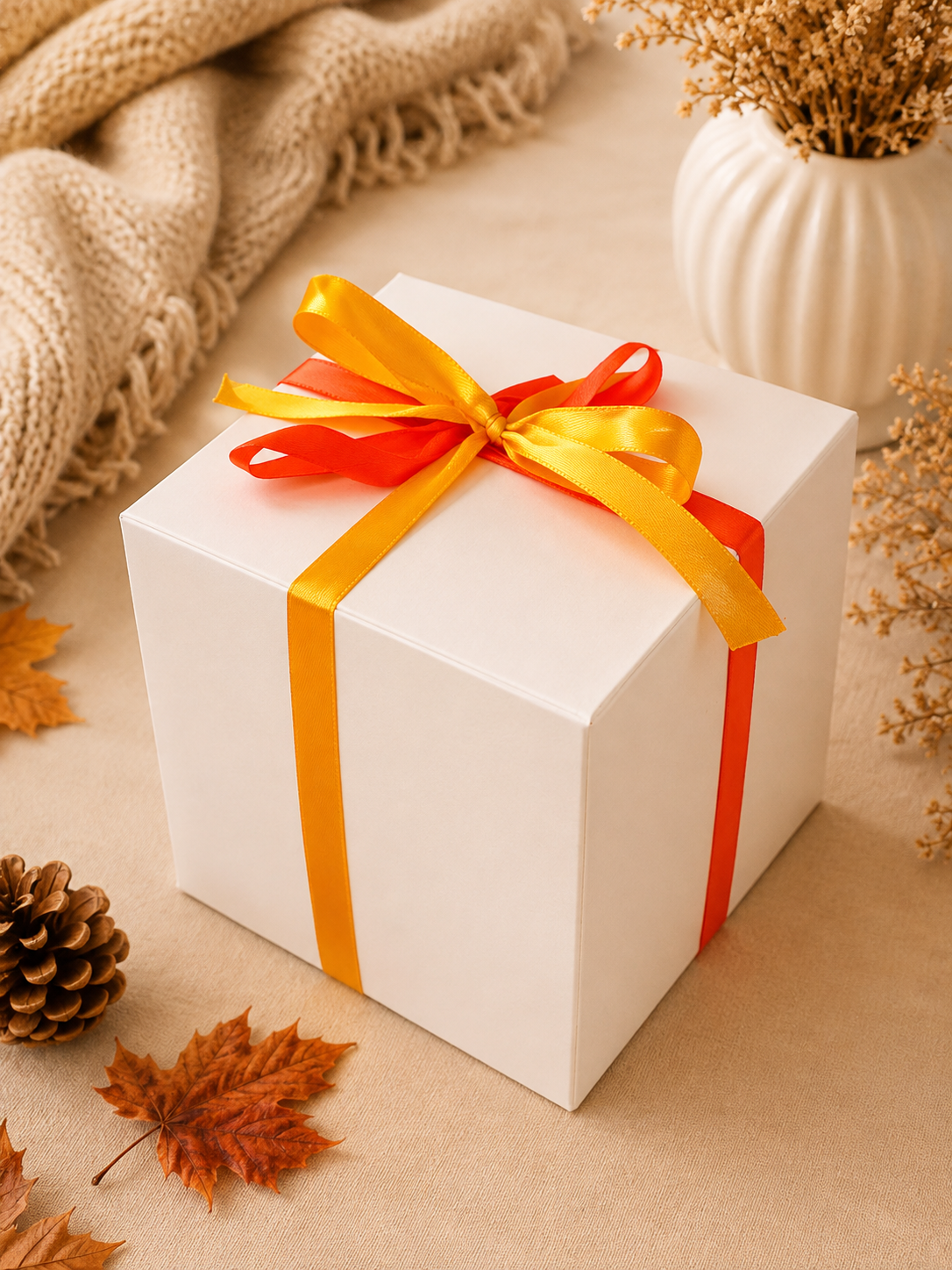 Autumn Pumpkin Lover Hand Poured Soy Scented Candles Gift Set