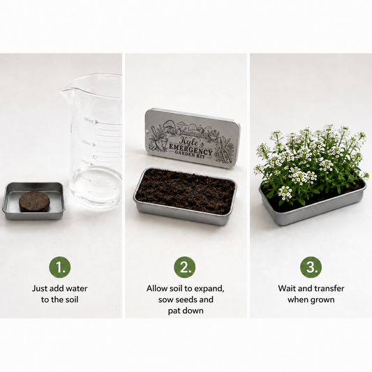 Engraved Garden gift set