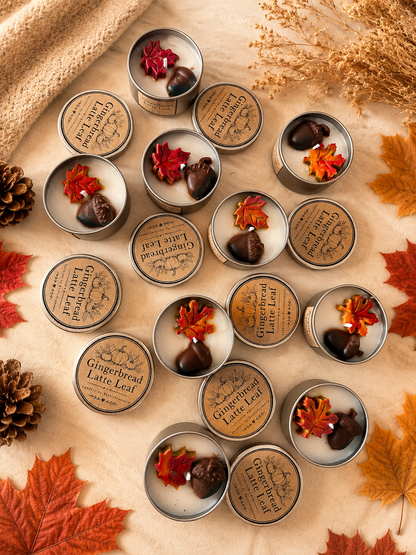 Autumn Pumpkin Lover Hand Poured Soy Scented Candles Gift Set