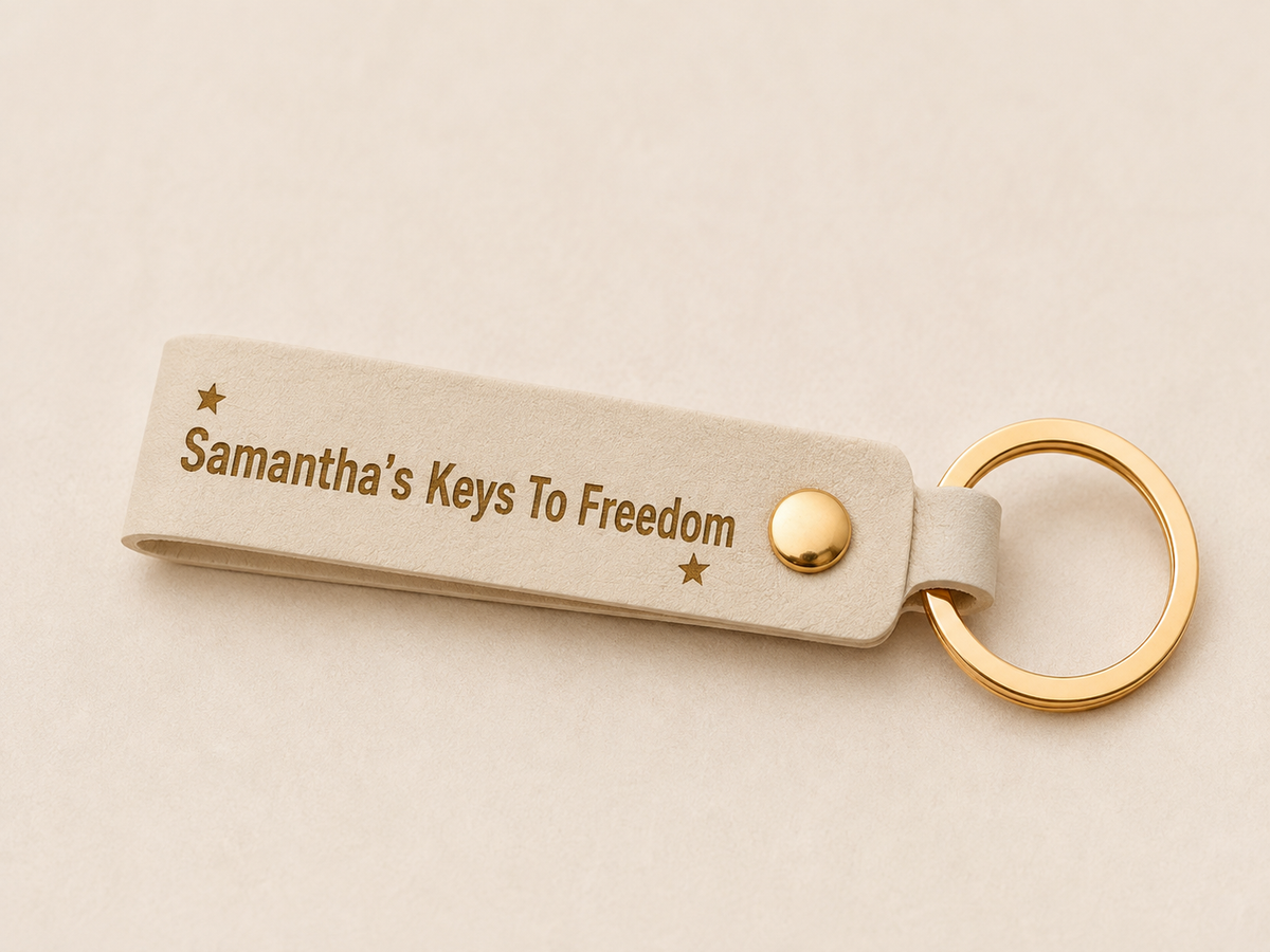 Personalised New Driver Gift Box for Her – Keyring & Car Freshener