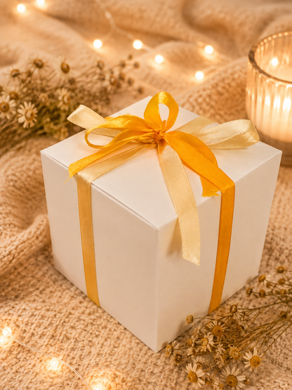 Calming Camomile Hand Poured Soy Self Care Self Love Candle Gift Set Anti Stress
