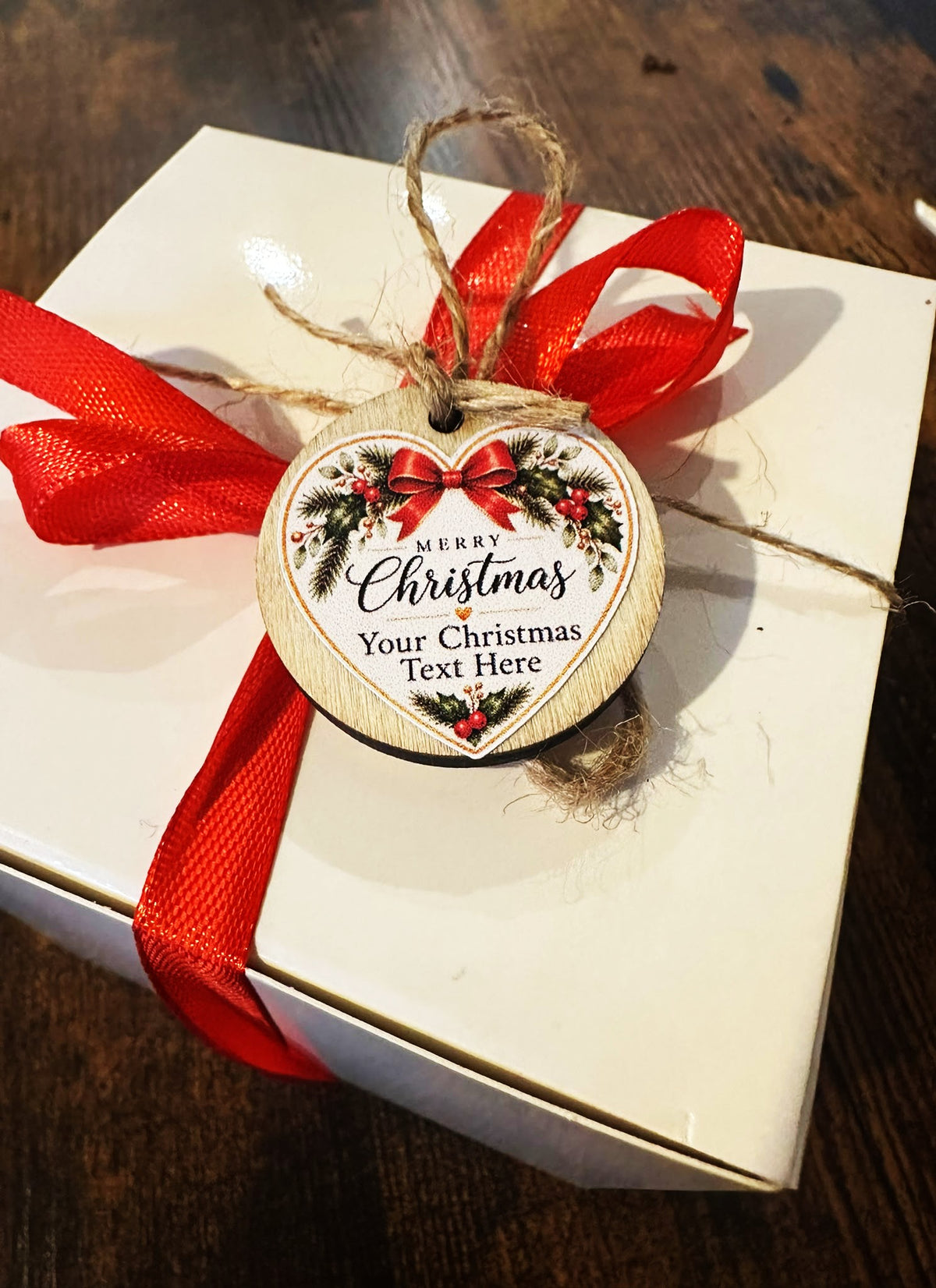 Personalised Christmas Gnome Candle Gift Box – Custom Message