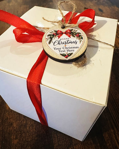Personalised Christmas Gnome Candle Gift Box – Custom Message