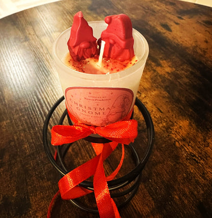Personalised Christmas Gnome Candle Gift Box – Custom Message