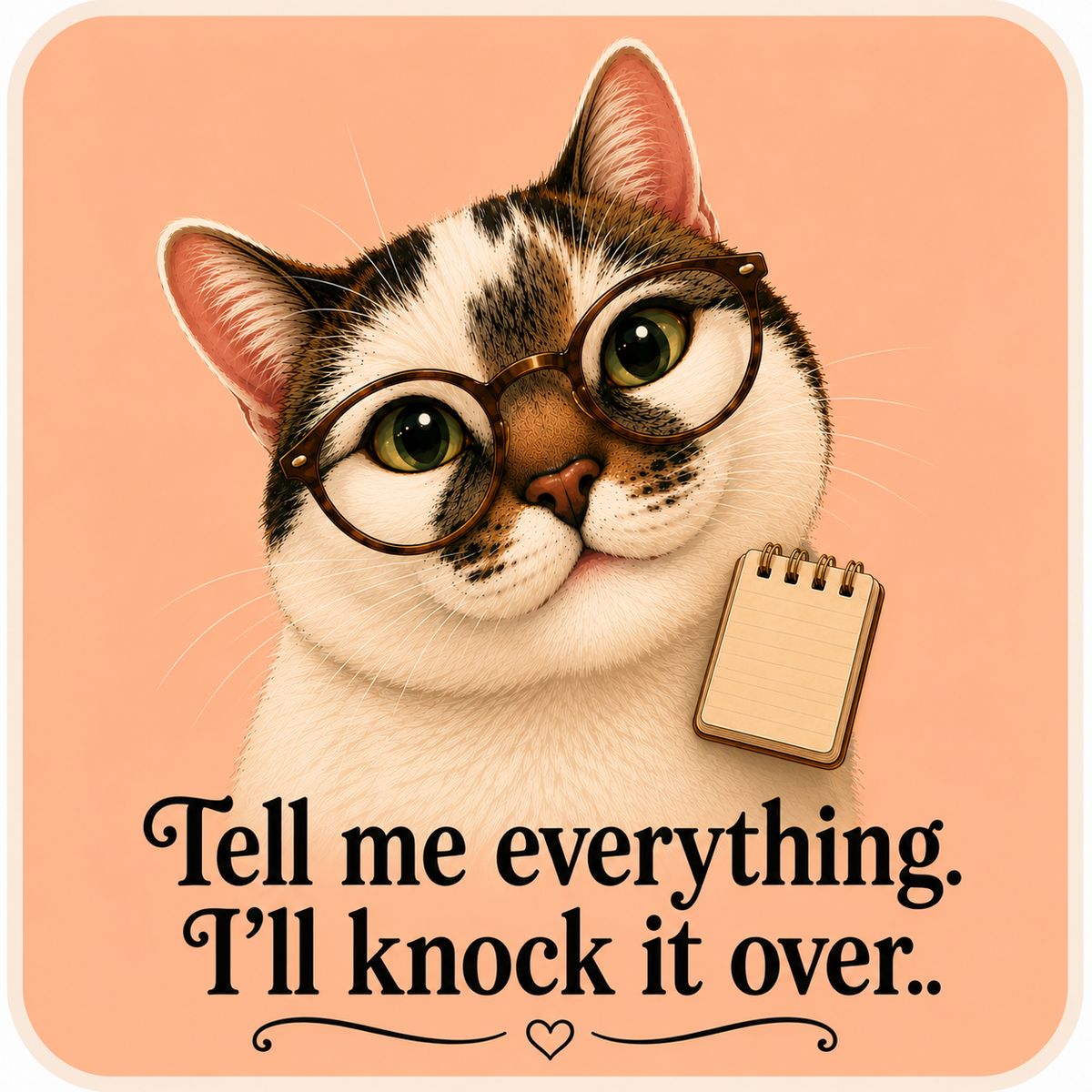 Personalised Cat Photo - Pet Therapist Funny Candle - Knock it over
