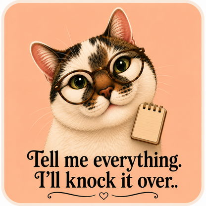 Personalised Cat Photo - Pet Therapist Funny Candle - Knock it over