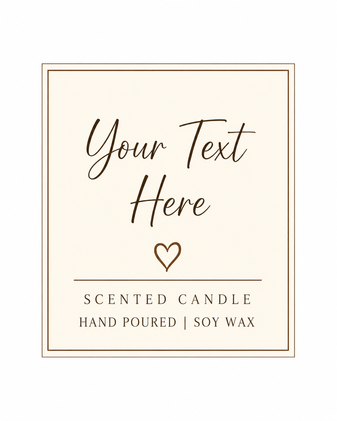 Personalised gift set with candle and coordinating wooden accessories