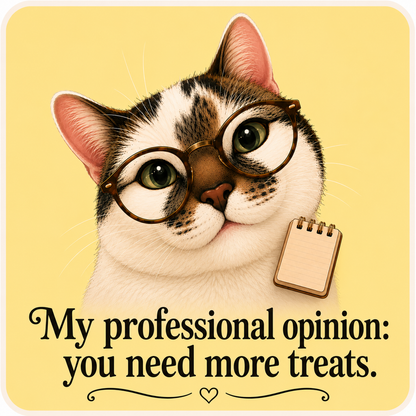 Personalised Cat Photo - Pet Therapist Funny Candle - More Treats